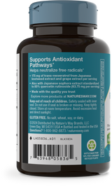 <{%360IMAGE2_05836%}>Nature's Way® | Resveratrol-Forte Premium Blend - left side of pack