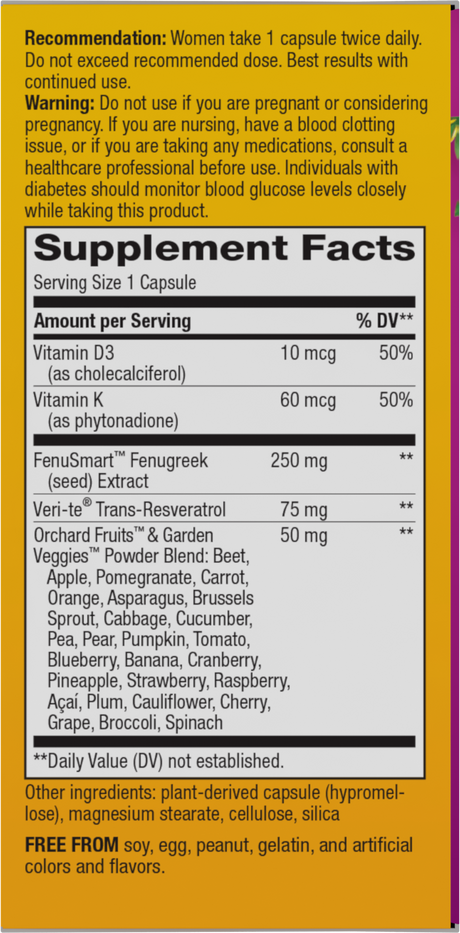 <{%360IMAGE1_15936%}>Nature's Way® | Alive! Menopause - right side of pack