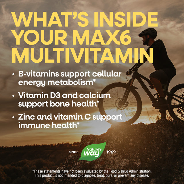 <{%MAIN11_15709%}>Nature's Way® | Alive! Max6 Potency Adult Complete Multivitamin-No Added Iron