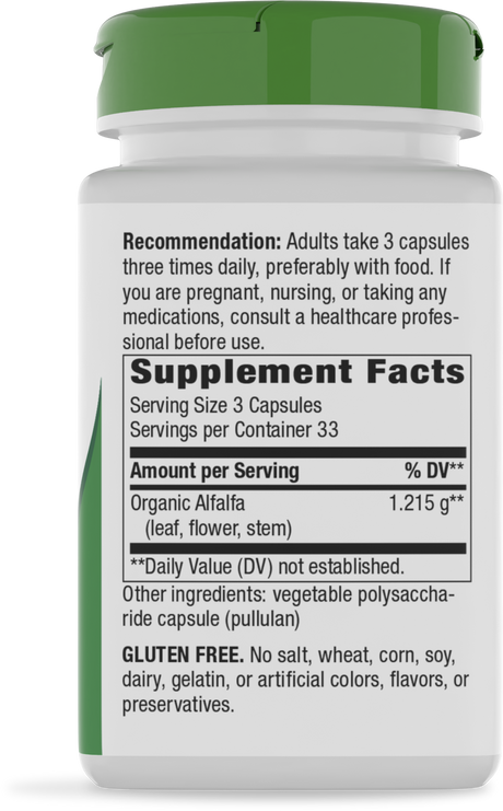 <{%360IMAGE1_10100%}>Nature's Way® | Alfalfa - right side of pack