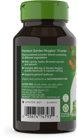 <{%360IMAGE2_14793%}>Nature's Way® | Garden Veggies - left side of pack