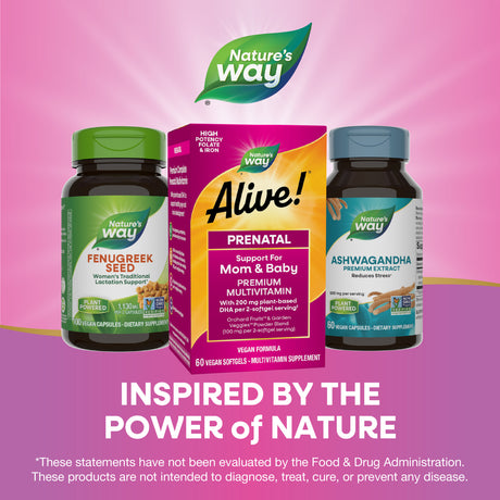 <{%MAIN5_11209%}>Nature's Way® | Alive! Premium Prenatal Multivitamin