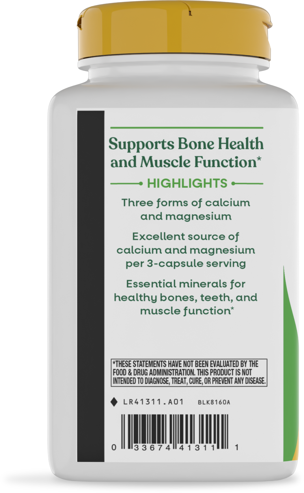 <{%360IMAGE2_41311%}>Nature's Way® | Calcium & Magnesium Mineral Complex - left side of pack