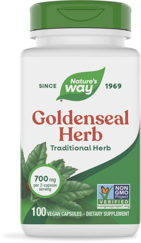 <{%PRIMARY_13700%}>Nature's Way® | Goldenseal Herb, 100 capsules