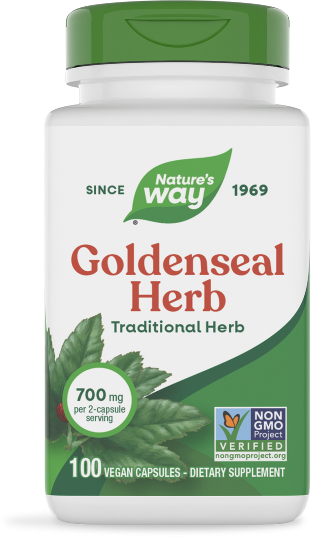 <{%PRIMARY_13700%}>Nature's Way® | Goldenseal Herb, 100 capsules