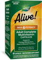 <{%PRIMARY_15092%}>Nature's Way® | Alive! Max6 Potency Adult Complete Multivitamin-No Added Iron, 90 capsules