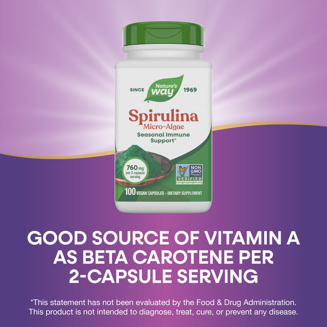 <{%MAIN3_17200%}>Nature's Way® | Spirulina Micro-Algae