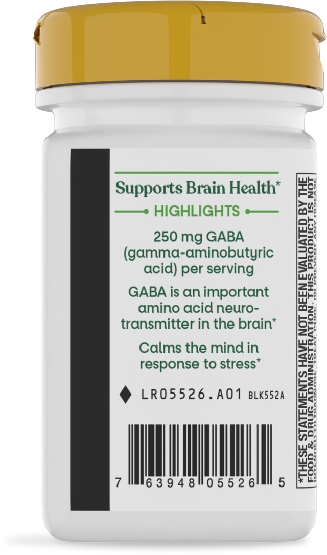 <{%360IMAGE2_05526%}>Nature's Way® | GABA - left side of pack