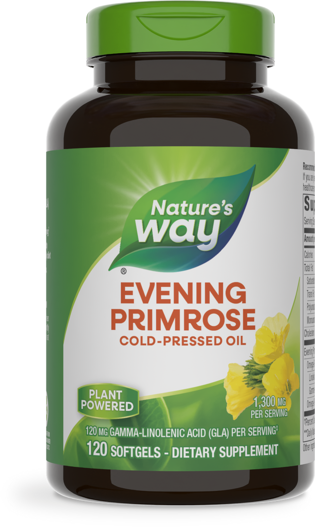 <{%PRIMARY_15419%}>Nature's Way® | Evening Primrose Cold-Pressed Oil, 120 softgels