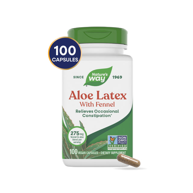 <{%MAIN6_10150%}>Nature's Way® | Aloe Latex With Fennel