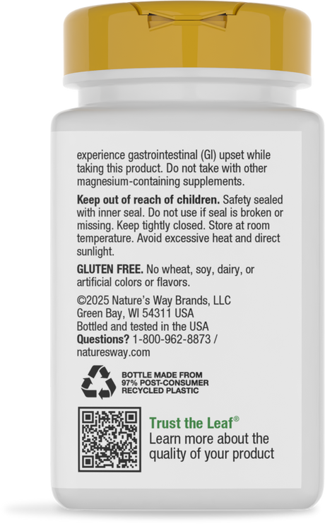 <{%360IMAGE3_41410%}>Nature's Way® | Calcium-Magnesium-Zinc - back of pack