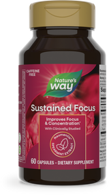 <{%PRIMARY_13691%}>Nature's Way® | Sustained Focus-Last Chance1, 60 capsules