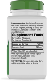 <{%360IMAGE1_16100%}>Nature's Way® | Raspberry Leaf - right side of pack