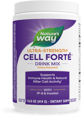 <{%PRIMARY_05850%}>Nature's Way® | Ultra-Strength Cell Forte  Drink Mix, 14.6 oz (414 g), Citrus