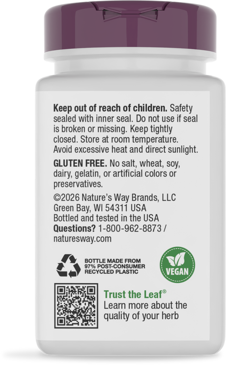 <{%360IMAGE3_15356%}>Nature's Way® | Turmeric Premium Extract - back of pack