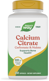 <{%PRIMARY_41011%}>Nature's Way® | Calcium Citrate, Carbonate & Malate, 250 capsules