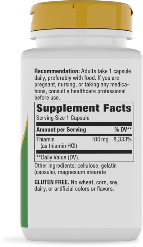 <{%360IMAGE1_40411%}>Nature's Way® | Vitamin B1 High Potency Thiamin HCl - right side of pack