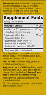 <{%360IMAGE5_15024%}>Nature's Way® | Primadophilus Reuteri Probiotics - right side of pack