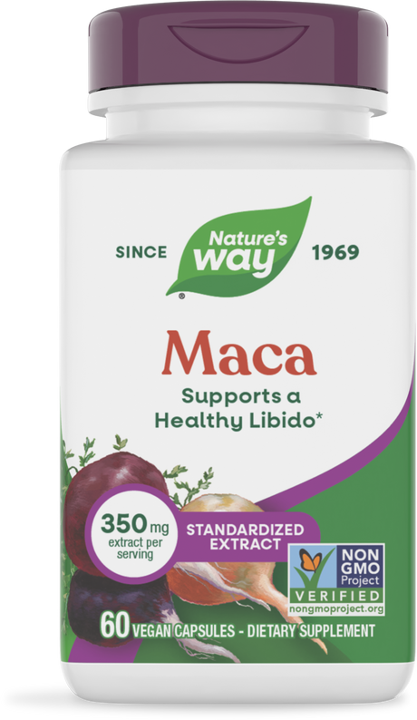 <{%PRIMARY_64200%}>Nature's Way® | Maca Standardized Extract, 60 capsules