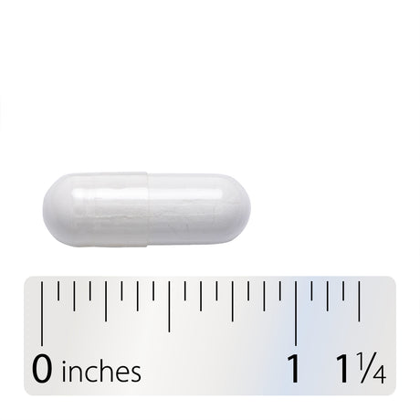 <{%360IMAGE4_40411%}>Nature's Way® | Vitamin B1 High Potency Thiamin HCl - Capsule and ruler
