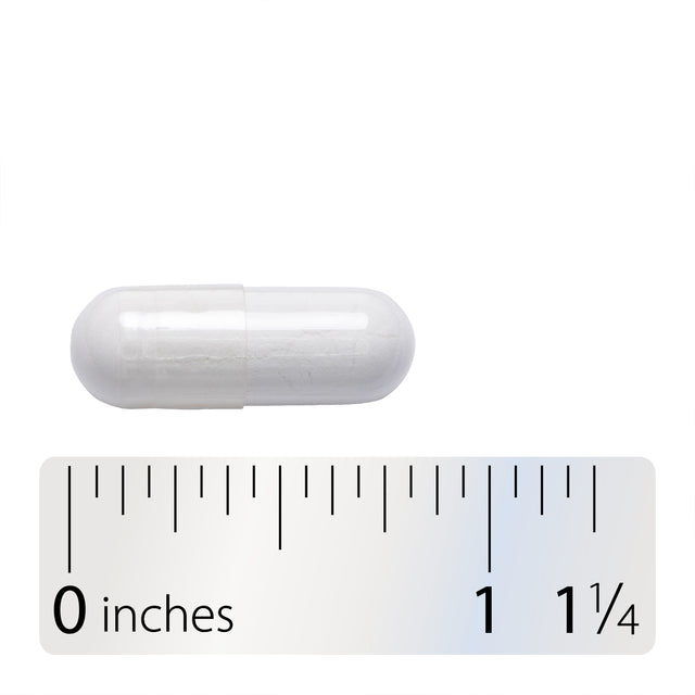 <{%360IMAGE4_40411%}>Nature's Way® | Vitamin B1 High Potency Thiamin HCl - Capsule and ruler