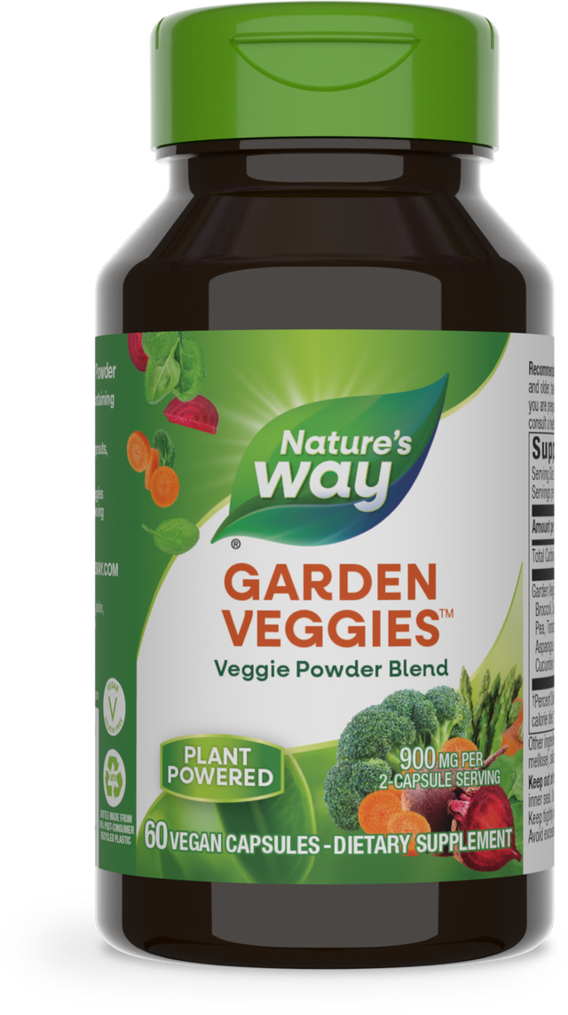 <{%PRIMARY_14793%}>Nature's Way® | Garden Veggies, 60 capsules