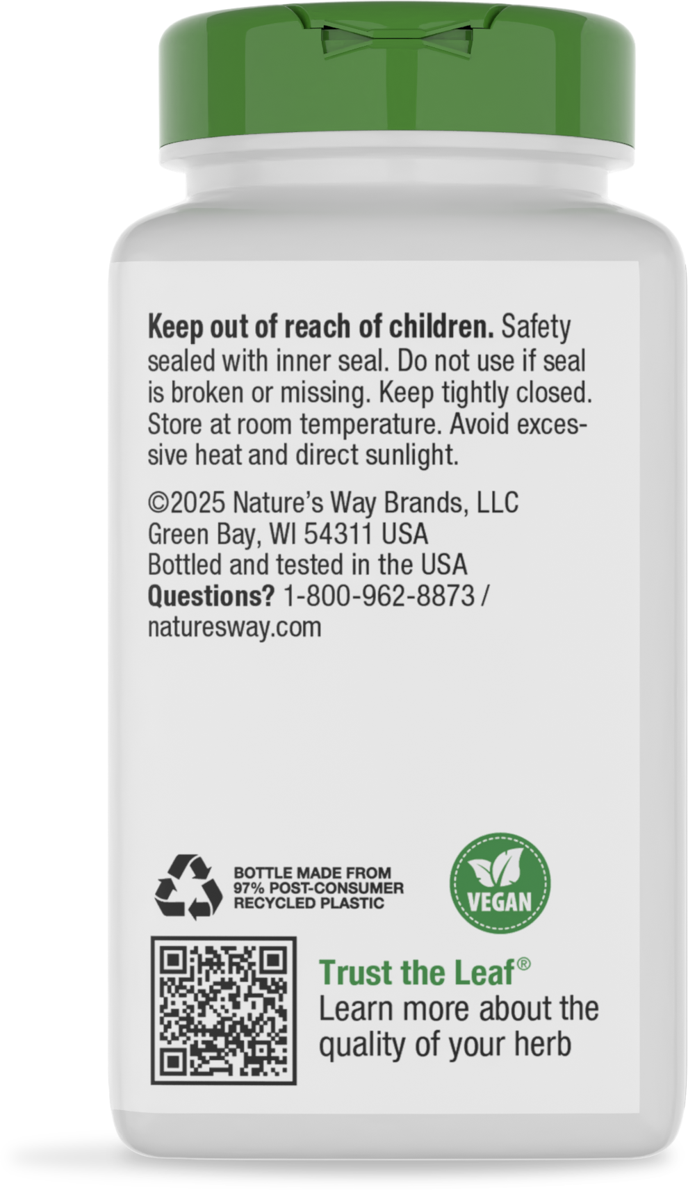 <{%360IMAGE7_15350%}>Nature's Way® | Wild Yam Root - back of pack
