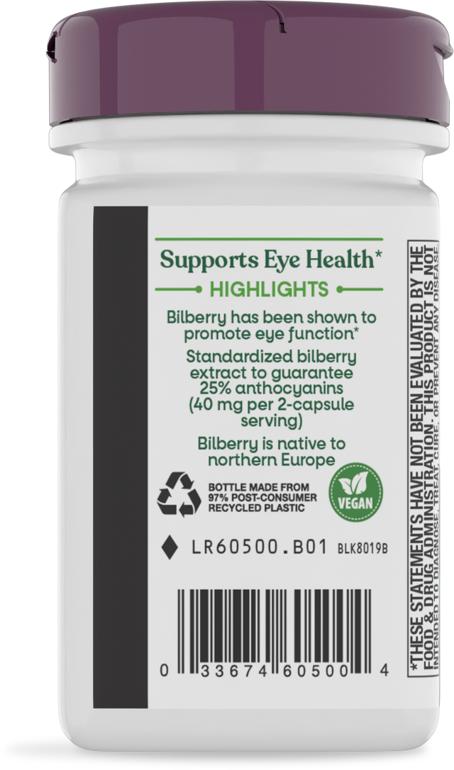 <{%360IMAGE2_60500%}>Nature's Way® | Bilberry - left side of pack