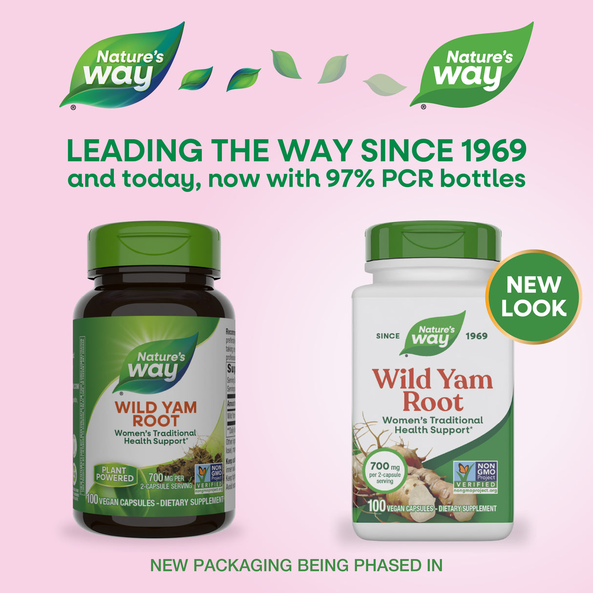 <{%MAIN1_17870%}>Nature's Way® | Wild Yam Root - package updates old to new