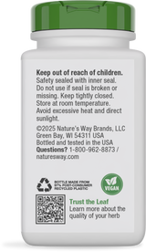 <{%360IMAGE3_17870%}>Nature's Way® | Wild Yam Root - back of pack
