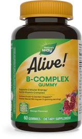 <{%PRIMARY_10483%}>Nature's Way® | Alive! B-Complex Gummies, 60 gummies, Mango