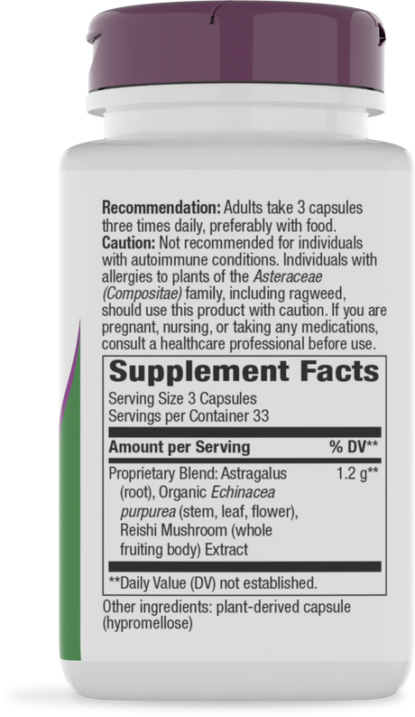 <{%360IMAGE1_413%}>Nature's Way® | Echinacea Astragalus & Reishi Premium Blend - right side of pack