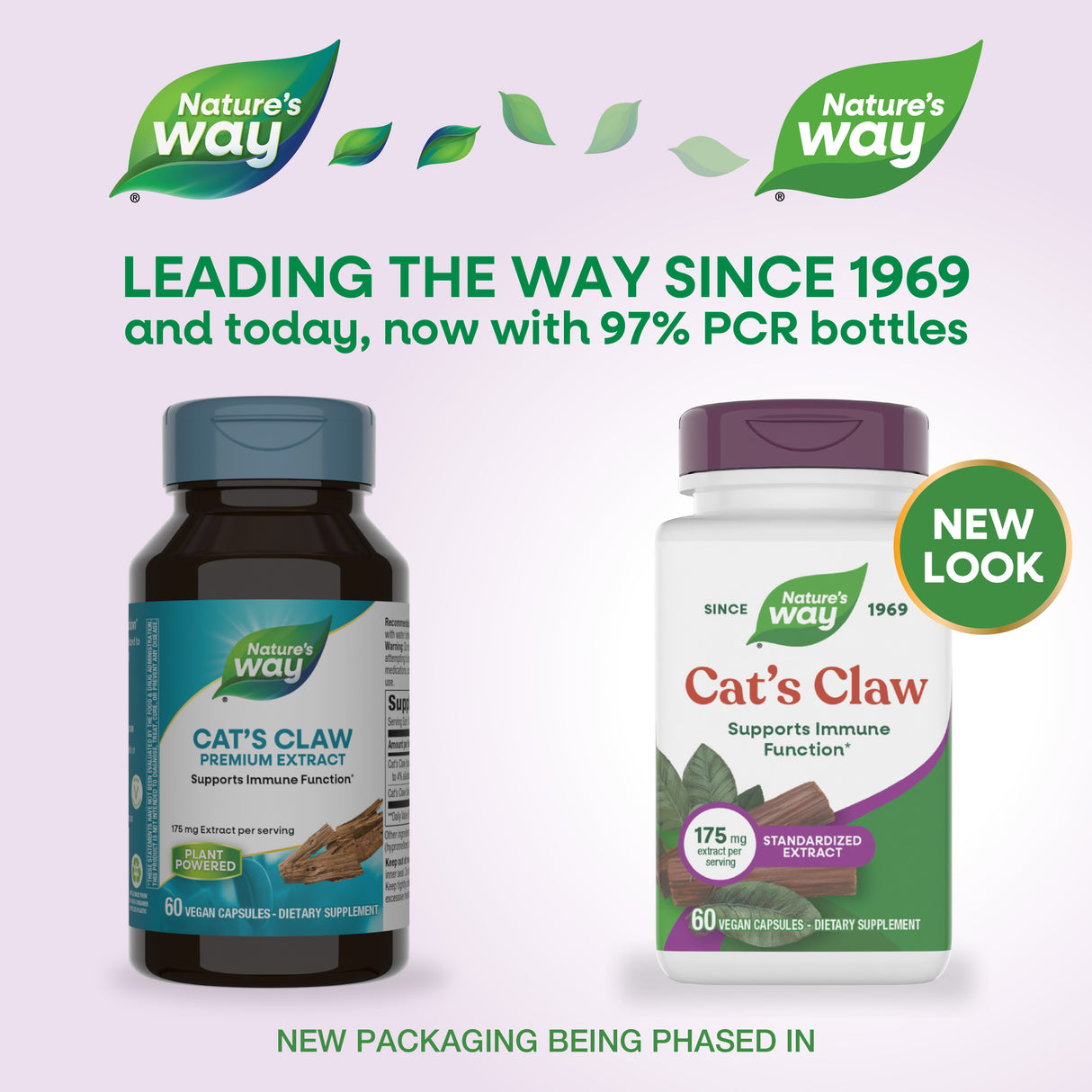 <{%MAIN1_60700%}>Nature's Way® | Cat's Claw Standardized Extract - package updates old to new