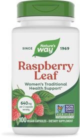 <{%PRIMARY_16100%}>Nature's Way® | Raspberry Leaf, 100 capsules