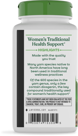 <{%360IMAGE6_15350%}>Nature's Way® | Wild Yam Root - left side of pack