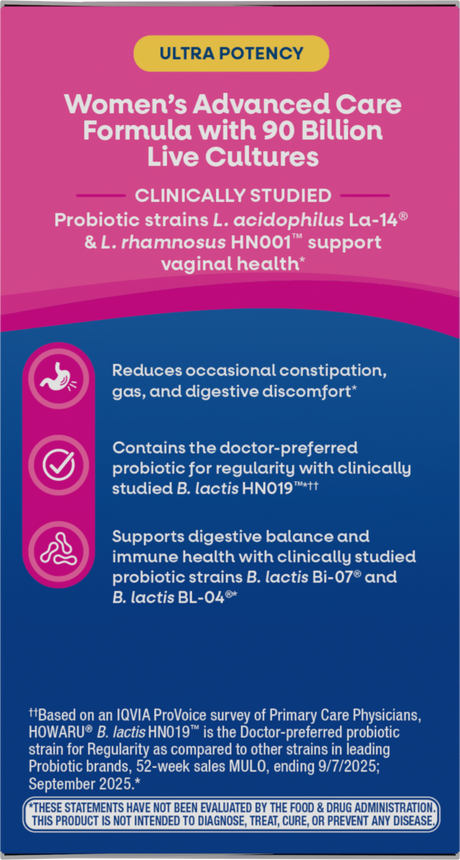 <{%360IMAGE3_15859%}>Nature's Way® | Fortify Optima Women's Pre+Probiotic - left side of pack