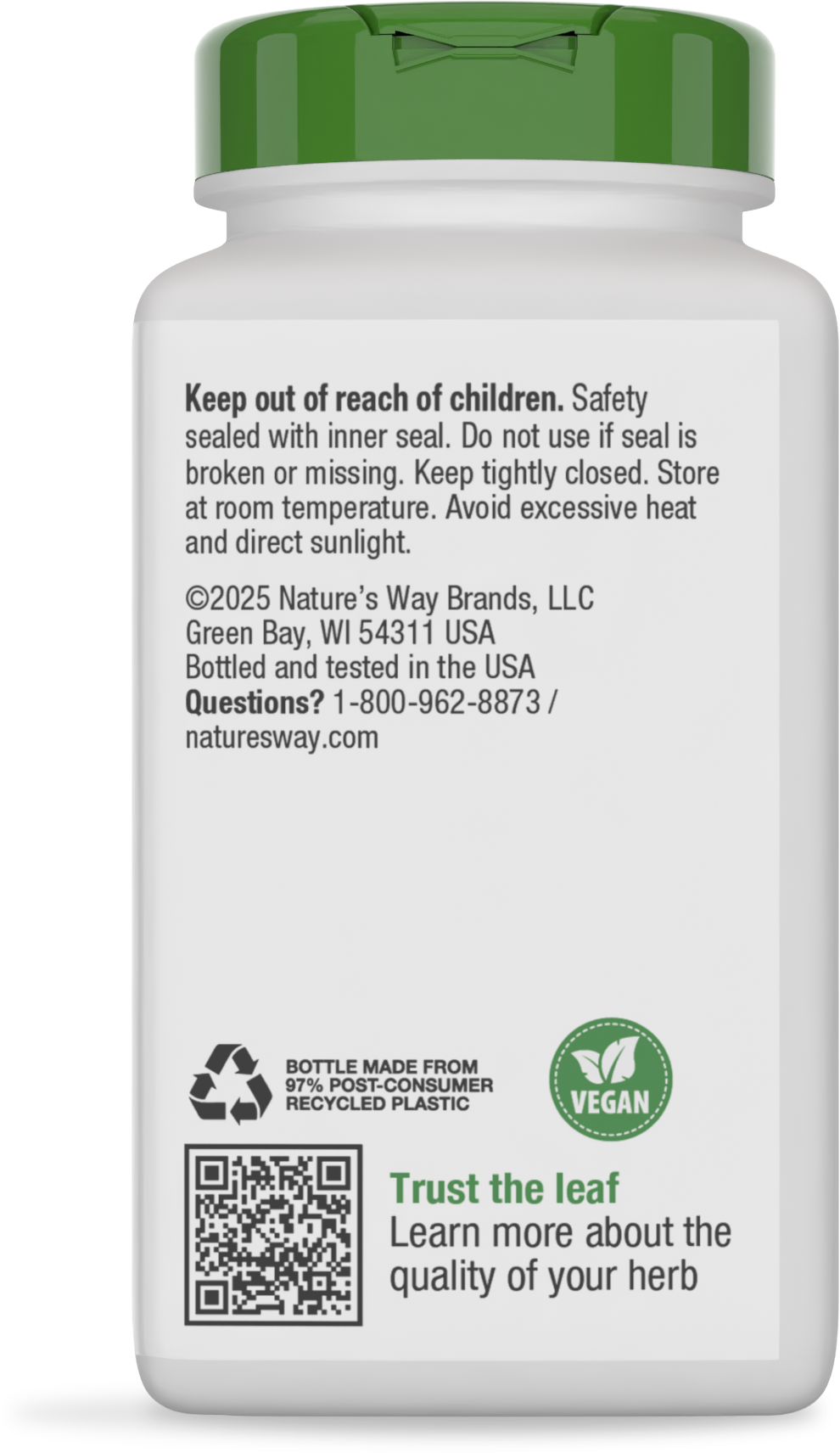 <{%360IMAGE7_11508%}>Nature's Way® | Cayenne Fruit - back of pack