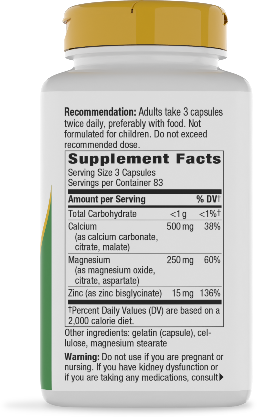 <{%360IMAGE5_41411%}>Nature's Way® | Calcium-Magnesium-Zinc - right side of pack