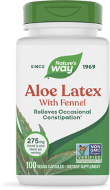 <{%PRIMARY_10150%}>Nature's Way® | Aloe Latex With Fennel, 100 capsules