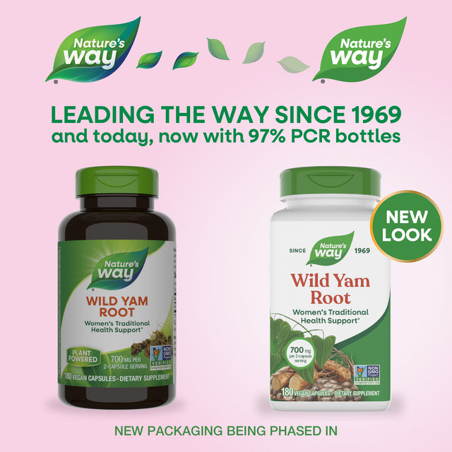 <{%MAIN7_15350%}>Nature's Way® | Wild Yam Root - package updates old to new