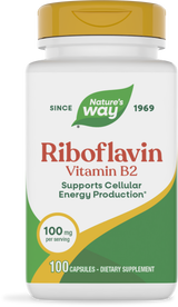 <{%PRIMARY_40421%}>Nature's Way® | Riboflavin Vitamin B2, 100 capsules