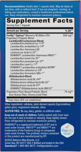 <{%360IMAGE1_15859%}>Nature's Way® | Fortify Optima Women's Pre+Probiotic - right side of pack