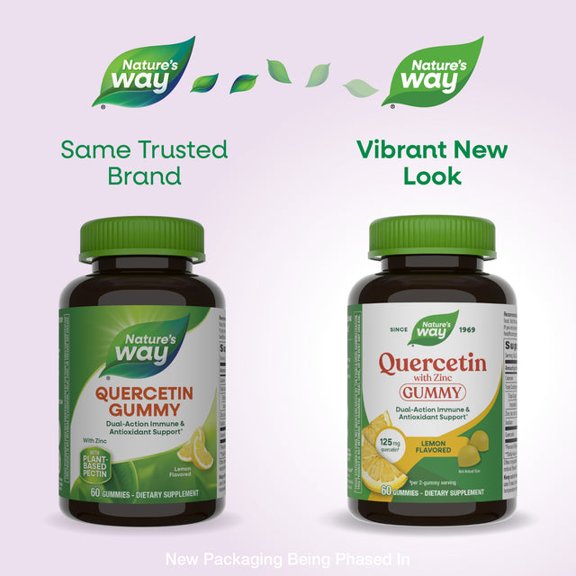 <{%MAIN1_14261%}>Nature's Way® | Quercetin Gummies - package updates old to new