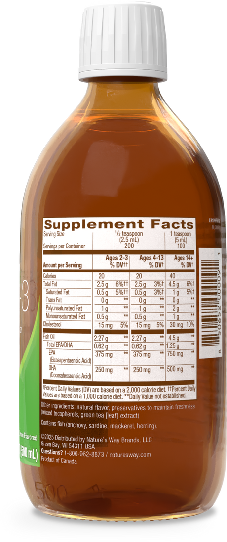 <{%360IMAGE1_10970%}>Nature's Way® | NutraSea Omega-3 - right side of pack
