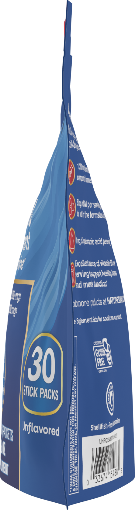 <{%360IMAGE6_15488%}>Nature's Way® | Joint Movement Glucosamine Drink Mix - right side of pack