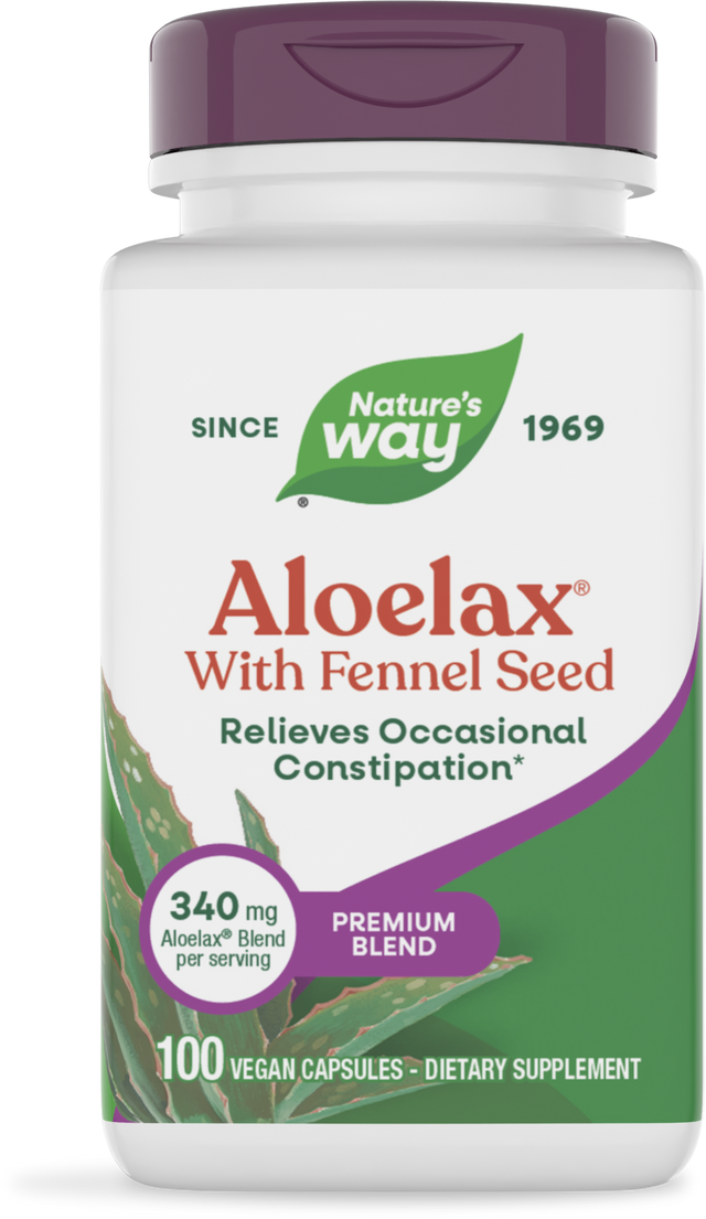 <{%PRIMARY_900%}>Nature's Way® | Aloelax Premium Blend, 100 capsules
