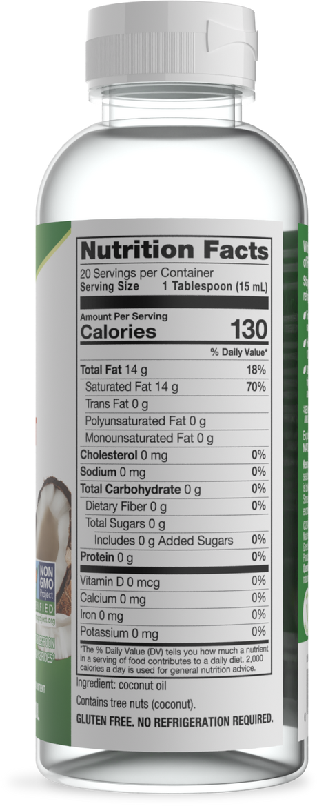 <{%360IMAGE1_15857%}>Nature's Way® | Liquid Coconut Oil - right side of pack