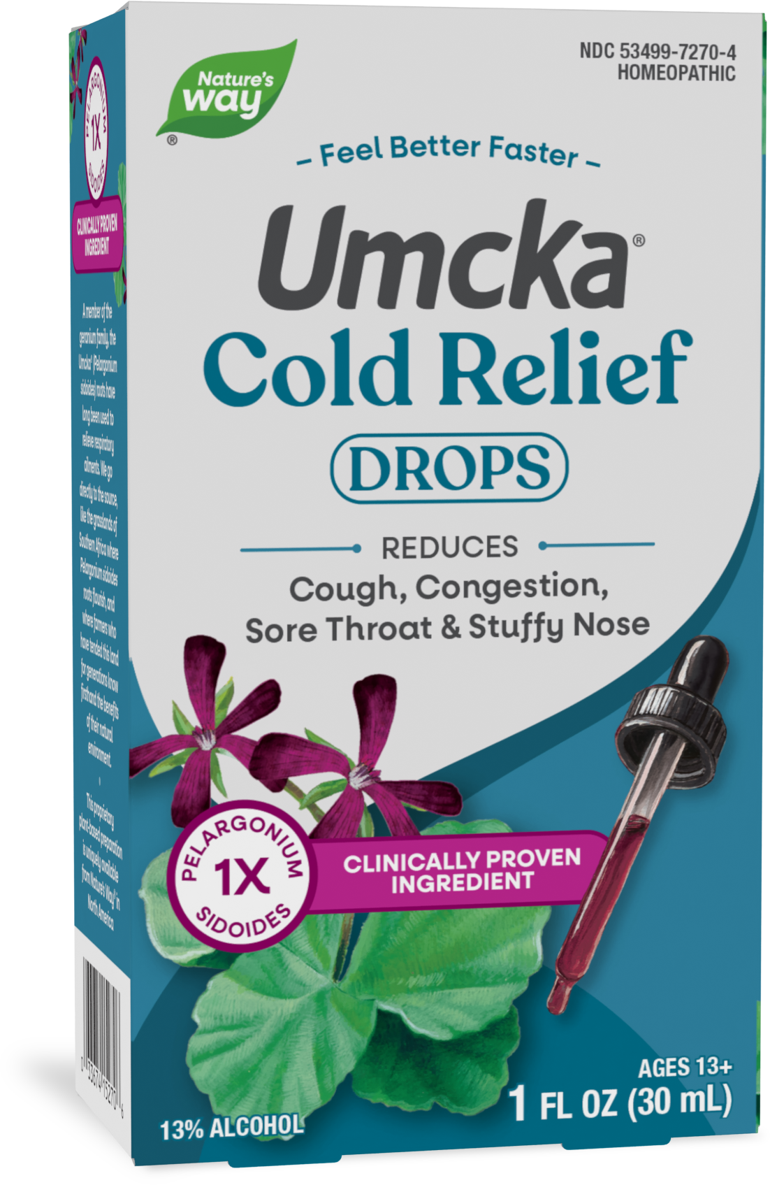 <{%PRIMARY_15270%}>Nature's Way® | Umcka Cold Relief Drops, 1 fl oz (30 ml)