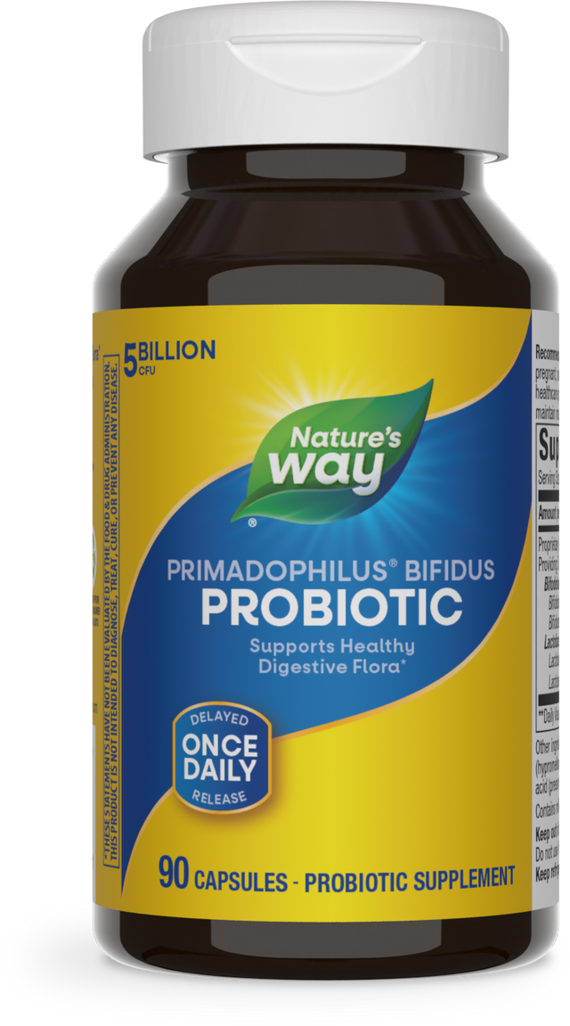 <{%PRIMARY_6860%}>Nature's Way® | Primadophilus Bifidus Probiotic, 90 capsules