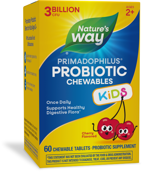 <{%PRIMARY_11035%}>Nature's Way® | Primadophilus Kids Probiotic, 60 chewables, Cherry